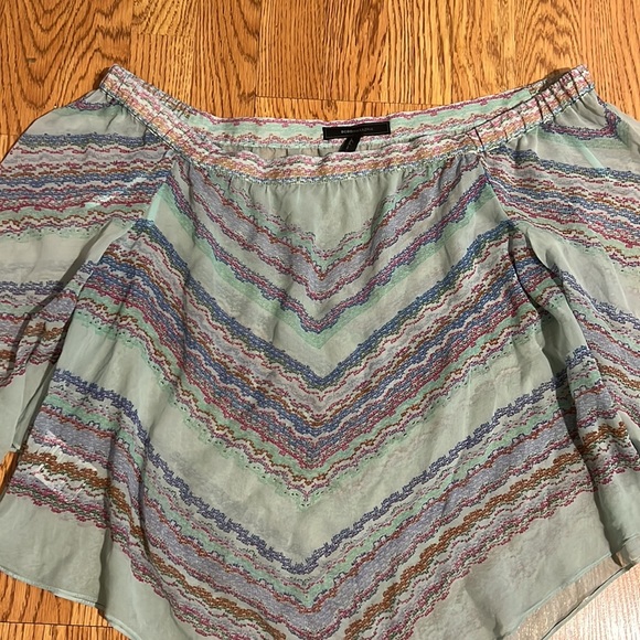 BCBGMaxazria Olivia Off the Shoulder Silk Top - Picture 3 of 7